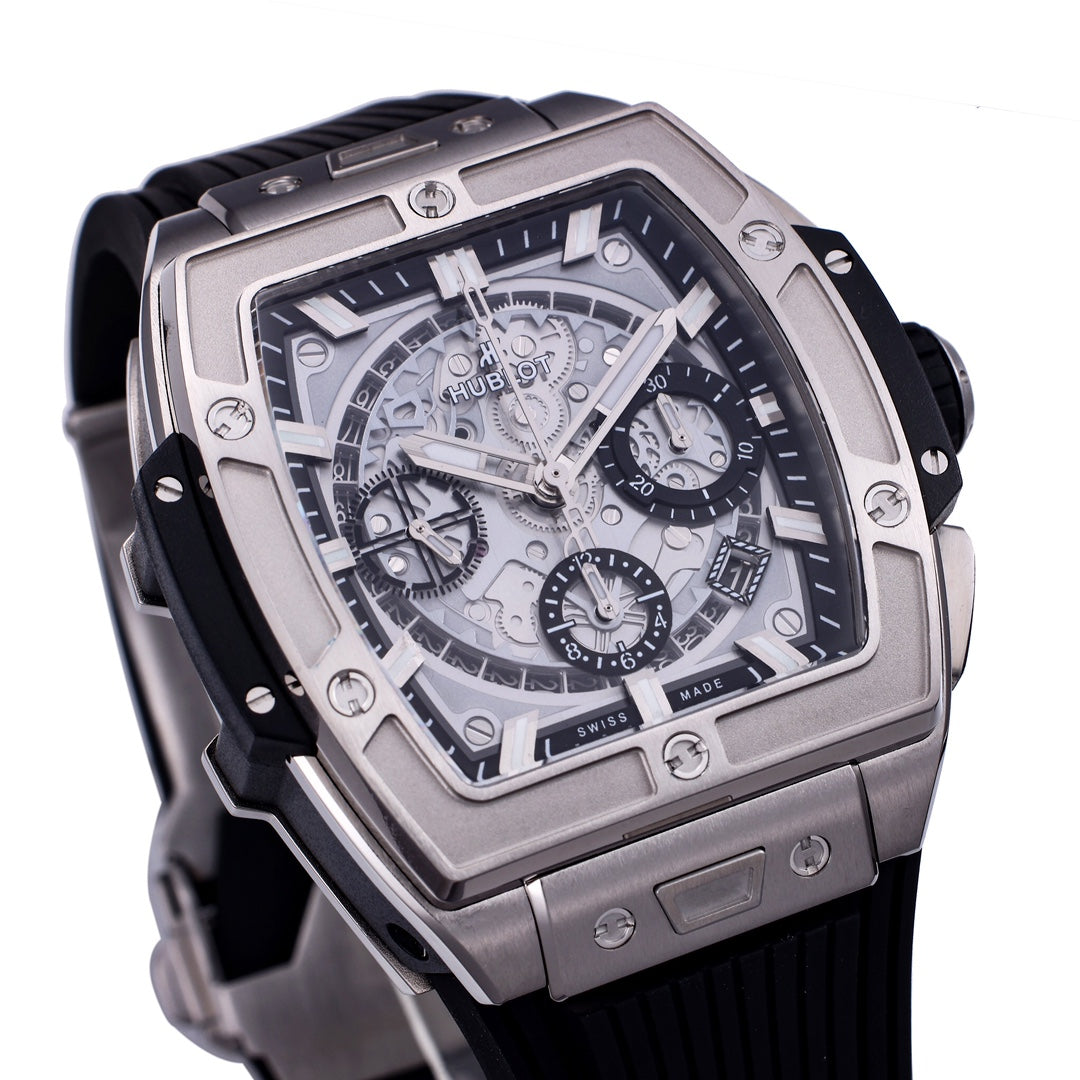 Hublot Big Bang Titanium 642.NX.0170.RX 642NX0170RX 1:1 Best Editon BBF Factory Esfera gris Correa de caucho (precio competitivo) 