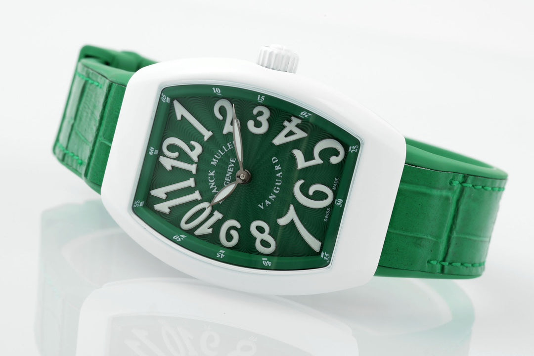 Franck Muller V32 Donna Yachting 1:1 Best Edition ABF Quadrante Verde Fabbrica