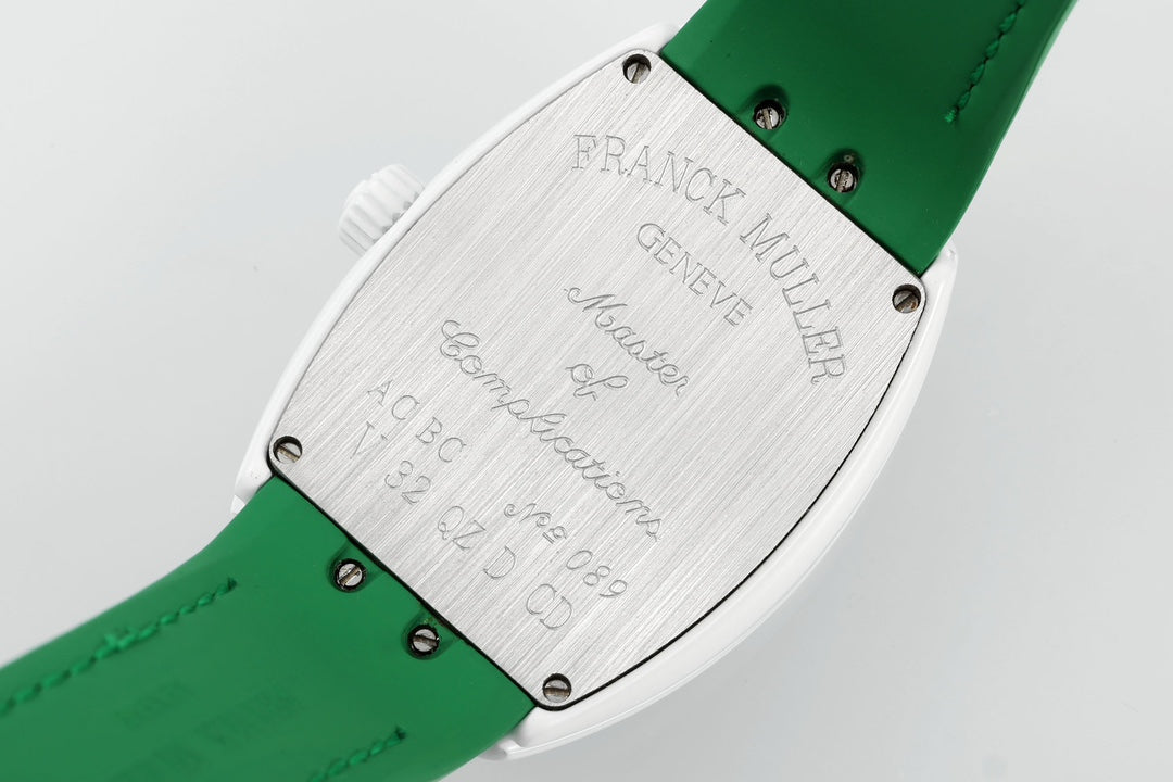 Franck Muller V32 Donna Yachting 1:1 Best Edition ABF Quadrante Verde Fabbrica