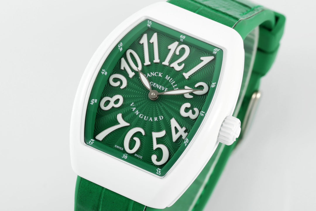 Franck Muller V32 Donna Yachting 1:1 Best Edition ABF Quadrante Verde Fabbrica