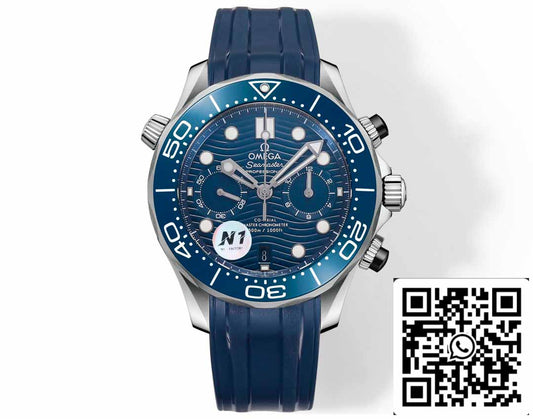 Cinturino in gomma Omega Seamaster Collection 210.30.44.51.03.001 1:1 Best Edition N1 Factory