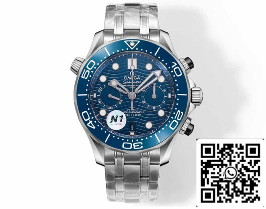 Colección Omega Seamaster 210.30.44.51.03.001 1:1 Mejor edición N1 Factory Esfera azul