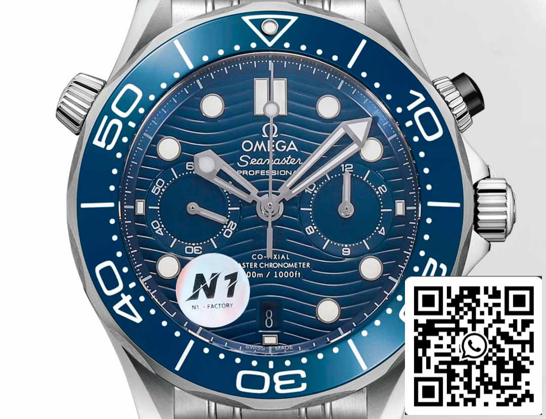 Colección Omega Seamaster 210.30.44.51.03.001 1:1 Mejor edición N1 Factory Esfera azul