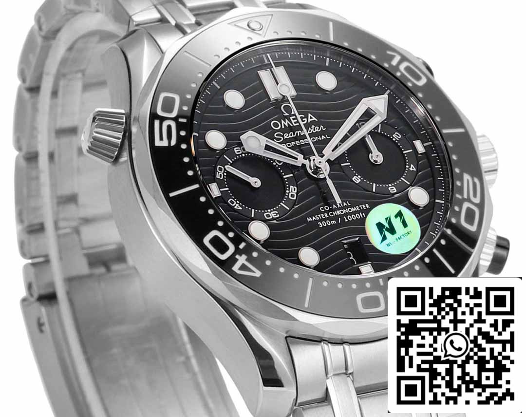 Omega Seamaster 210.30.44.51.01.001 Diver 300m 1:1 Best Edition N1 Factory quadrante nero