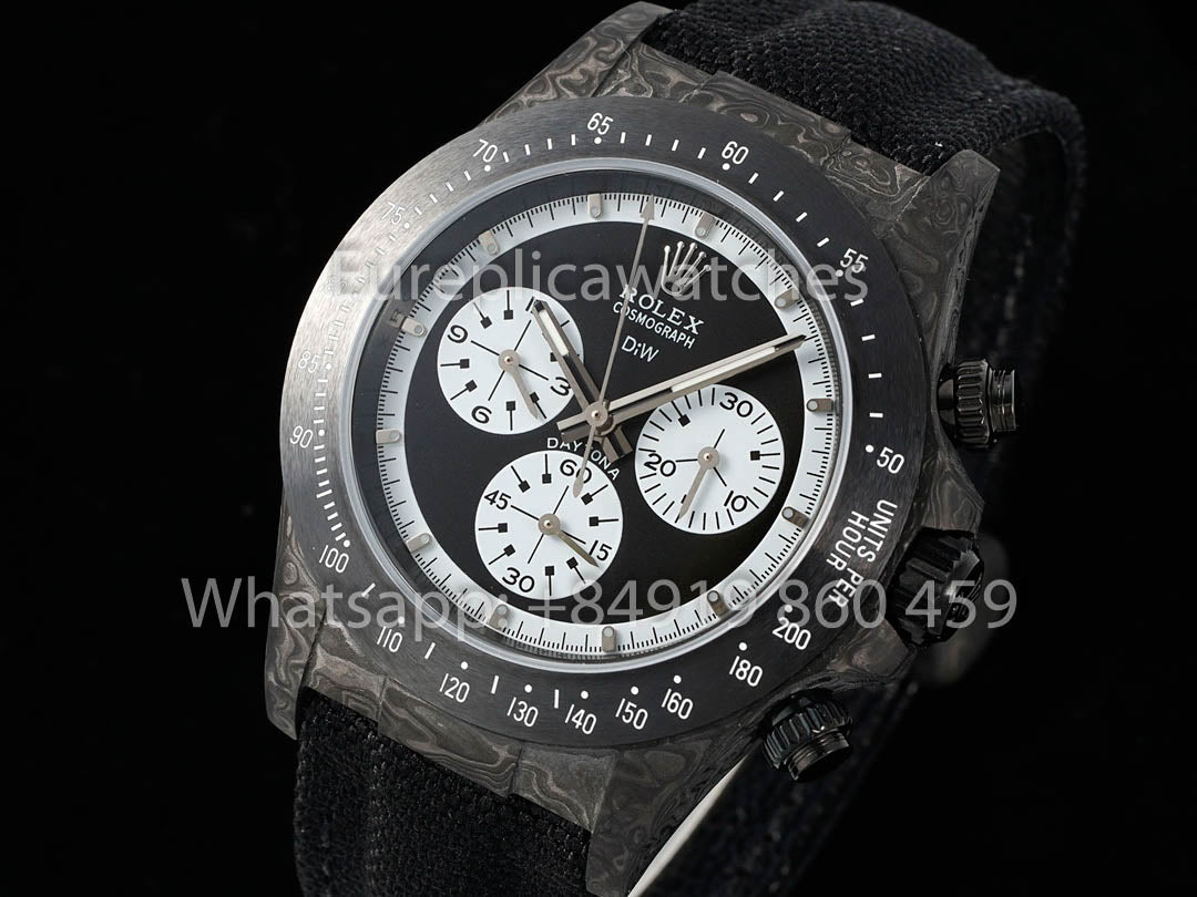 Rolex Daytona Paul Newman NTPT Carbon 1:1 Mejor clon Diw Custom 4130 Movimiento