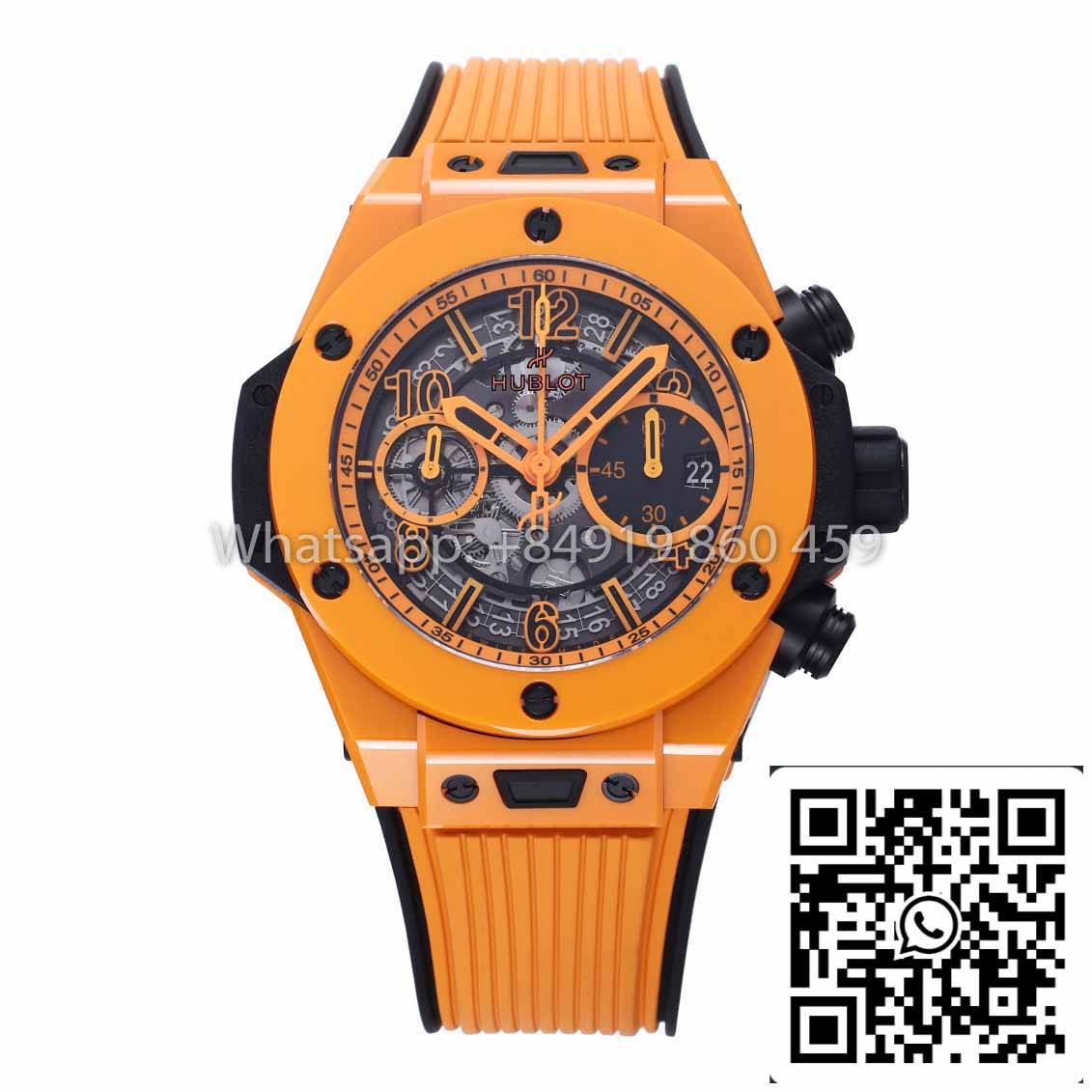 Hubot Big Bang Unico Naranja Cerámica 441.CU.5910.RX BBF Factory 1:1 Mejor Clon 