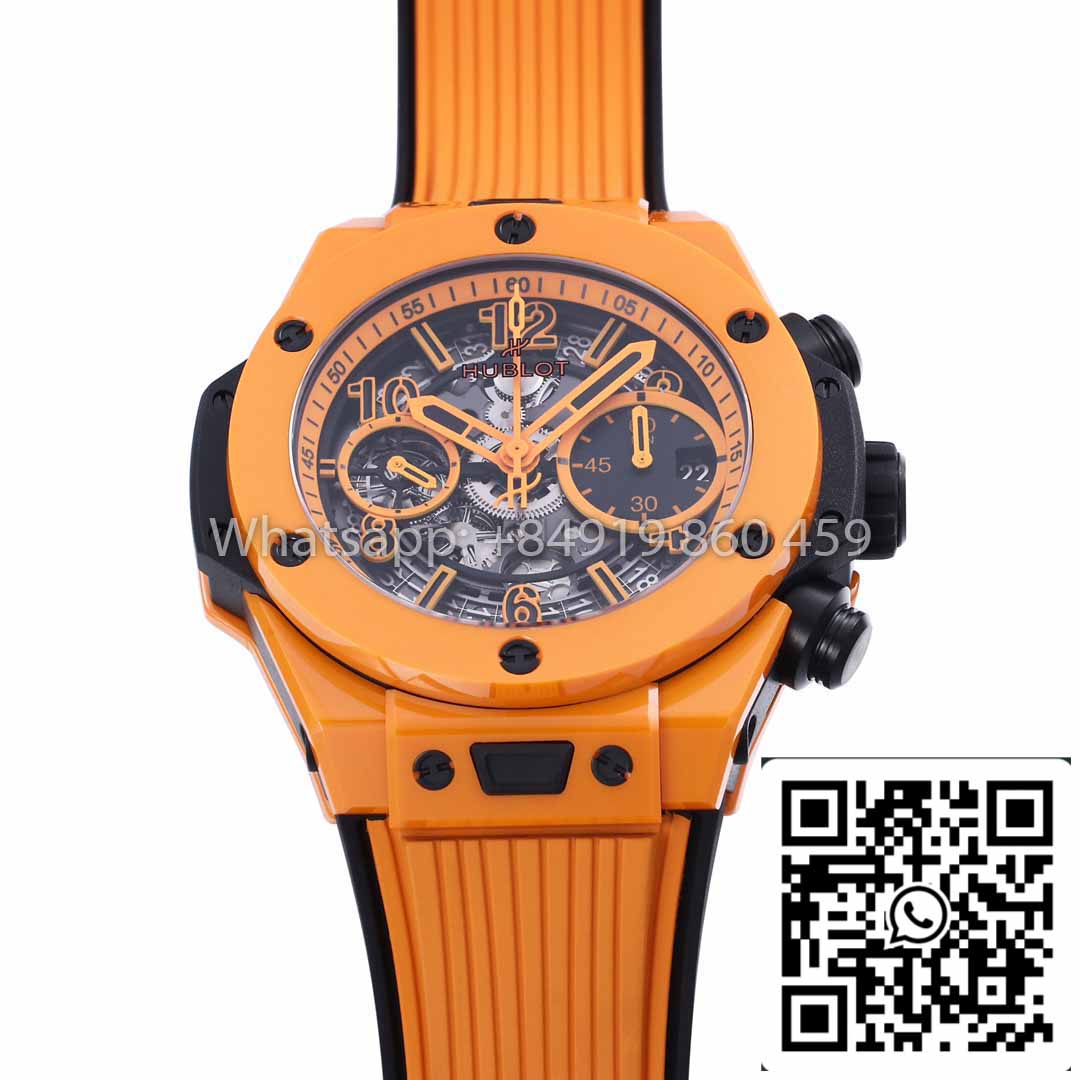 Hubot Big Bang Unico Naranja Cerámica 441.CU.5910.RX BBF Factory 1:1 Mejor Clon 