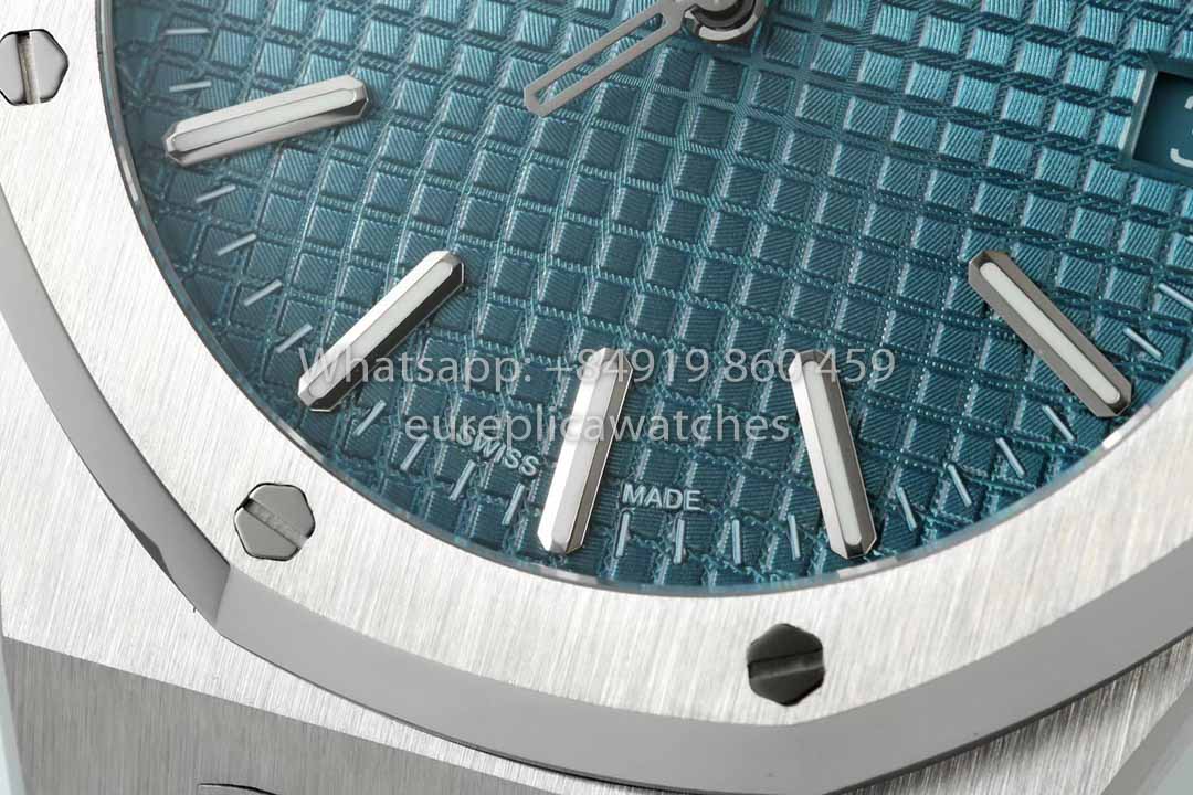 Audemars Piguet Royal Oak 15510ST from IPF Factory 1:1 Best Clone Light Blue Dial Stainless Steel