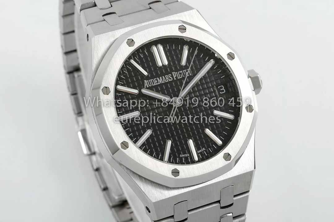 Audemars Piguet Royal Oak 15510ST di IPF Factory 1:1 Miglior Clone Quadrante Nero Acciaio Inossidabile