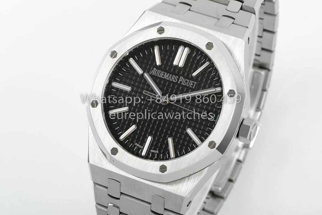 Audemars Piguet Royal Oak 15510ST di IPF Factory 1:1 Miglior Clone Quadrante Nero Acciaio Inossidabile