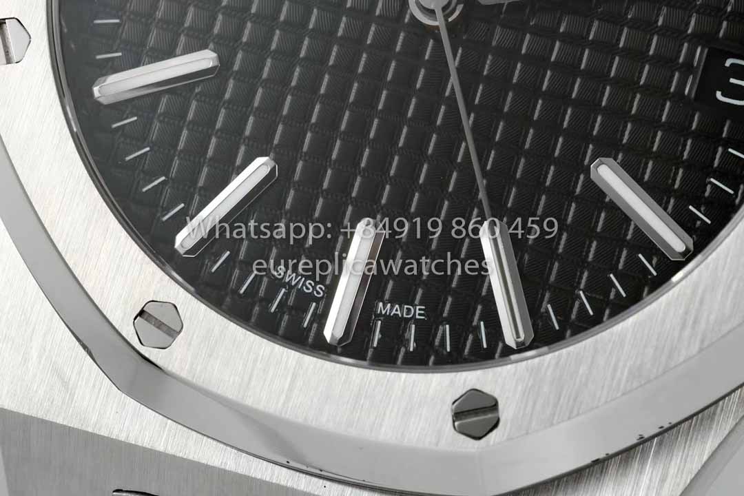 Audemars Piguet Royal Oak 15510ST di IPF Factory 1:1 Miglior Clone Quadrante Nero Acciaio Inossidabile