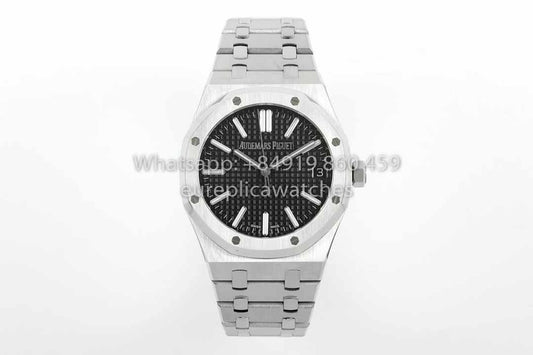 Audemars Piguet Royal Oak 15510ST de IPF Factory 1:1 Mejor clon Esfera negra Acero inoxidable