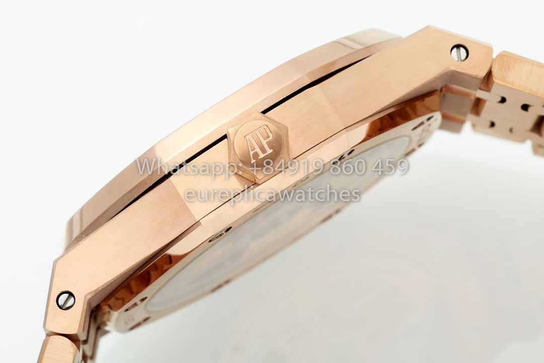 Audemars Piguet Royal Oak 15510ST di IPF Factory 1:1 miglior clone quadrante blu oro rosa