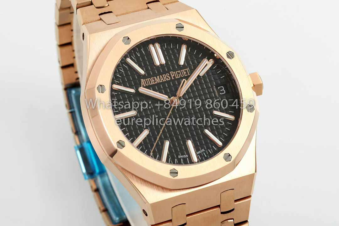 Audemars Piguet Royal Oak  15510ST from IPF Factory 1:1 Best Clone Black Dial Rose Gold