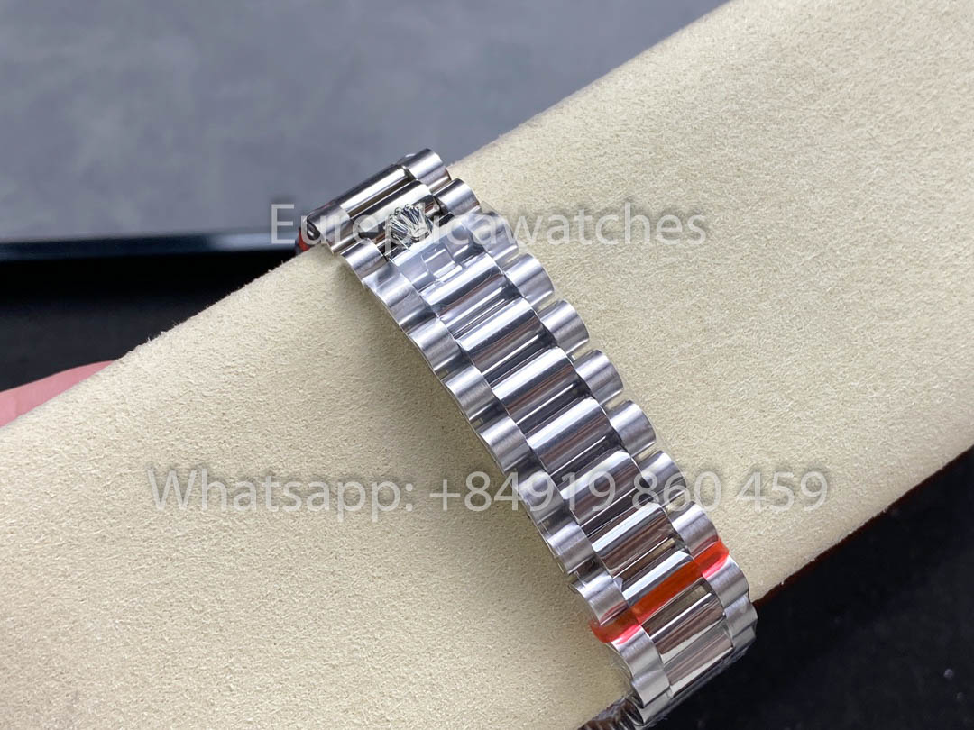 Rolex Day Date  128239-0023 White Gold 1:1 Best Clone 8+ Factory Counterweight Version