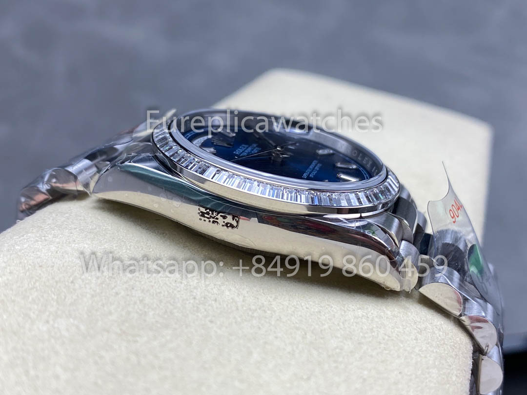 Rolex Day Date  m128399tbr White Gold 1:1 Best Clone 8+ Factory Counterweight Version