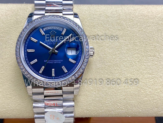 Rolex Day Date  m128399tbr White Gold 1:1 Best Clone 8+ Factory Counterweight Version