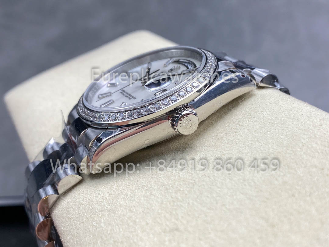 Rolex Day Date  m128399tbr-0029 White Gold 1:1 Best Clone 8+ Factory Counterweight Version