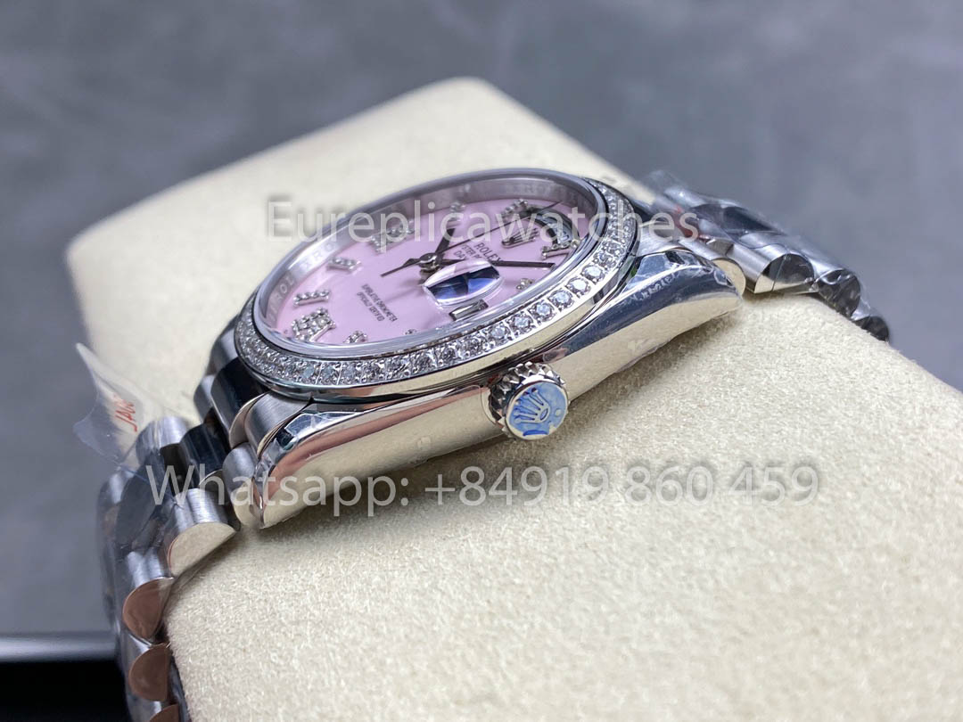 Rolex Day Date  m128349rbr-0008 White Gold 1:1 Best Clone 8+ Factory Counterweight Version