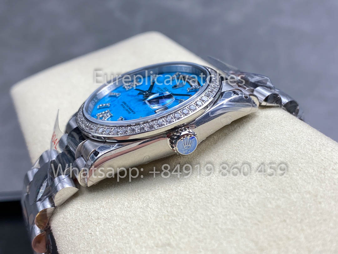 Rolex Day Date m128396tbr-0016 White Gold 1:1 Best Clone 8+ Factory Counterweight Version