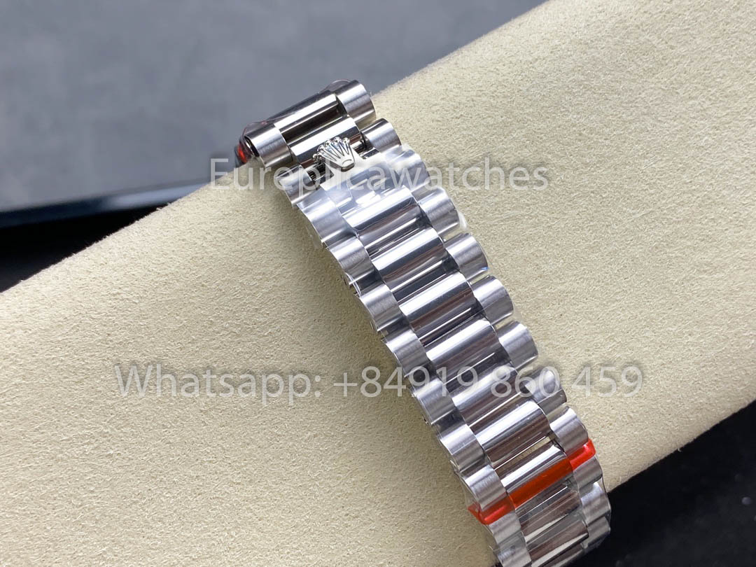 Rolex Day Date m128396tbr-0016 Oro Bianco 1:1 Miglior Clone 8+ Versione Contrappeso di Fabbrica