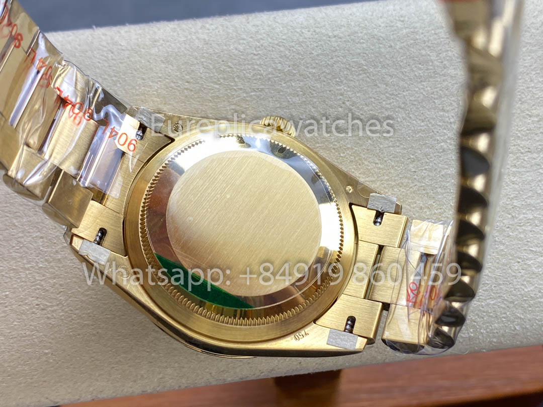 Rolex Day Date 128238-0071 Quadrante Turchese 1:1 Miglior Clone 8+ Versione Contrappeso di Fabbrica