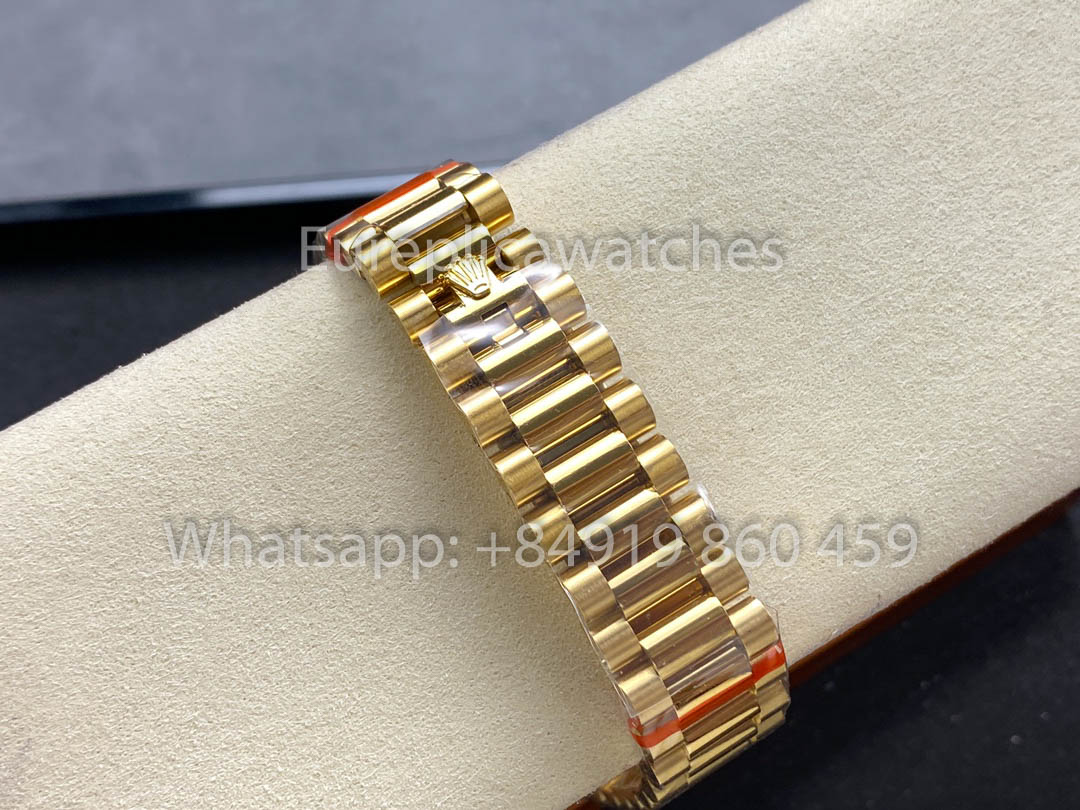 Rolex Day Date 128238-0071 Quadrante Turchese 1:1 Miglior Clone 8+ Versione Contrappeso di Fabbrica