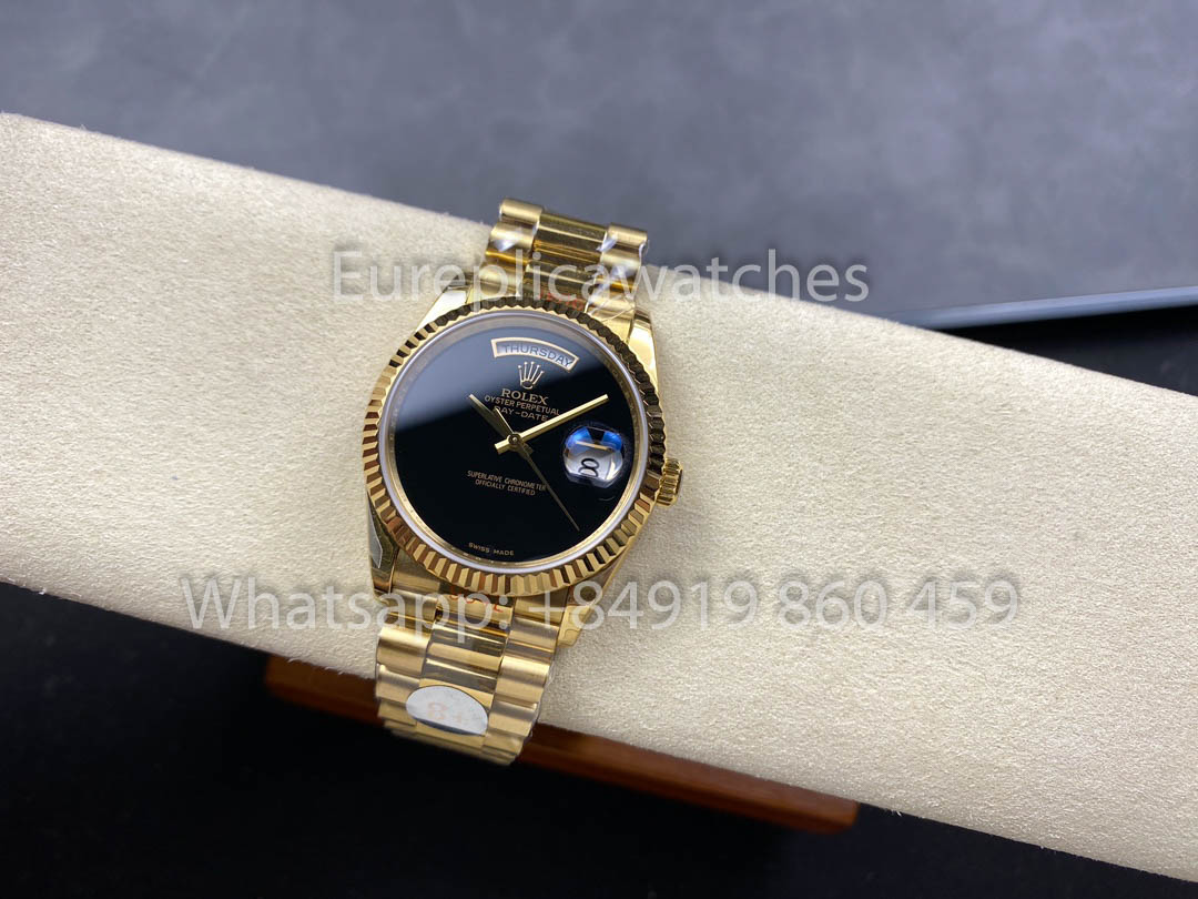 Rolex Day Date Ref. 128238 Oro Giallo 1:1 Miglior Clone 8+ Versione Contrappeso di Fabbrica