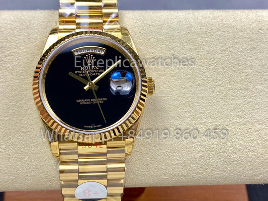 Rolex Day Date Ref. 128238 Oro amarillo 1:1 Mejor clon 8+ Versión de contrapeso de fábrica