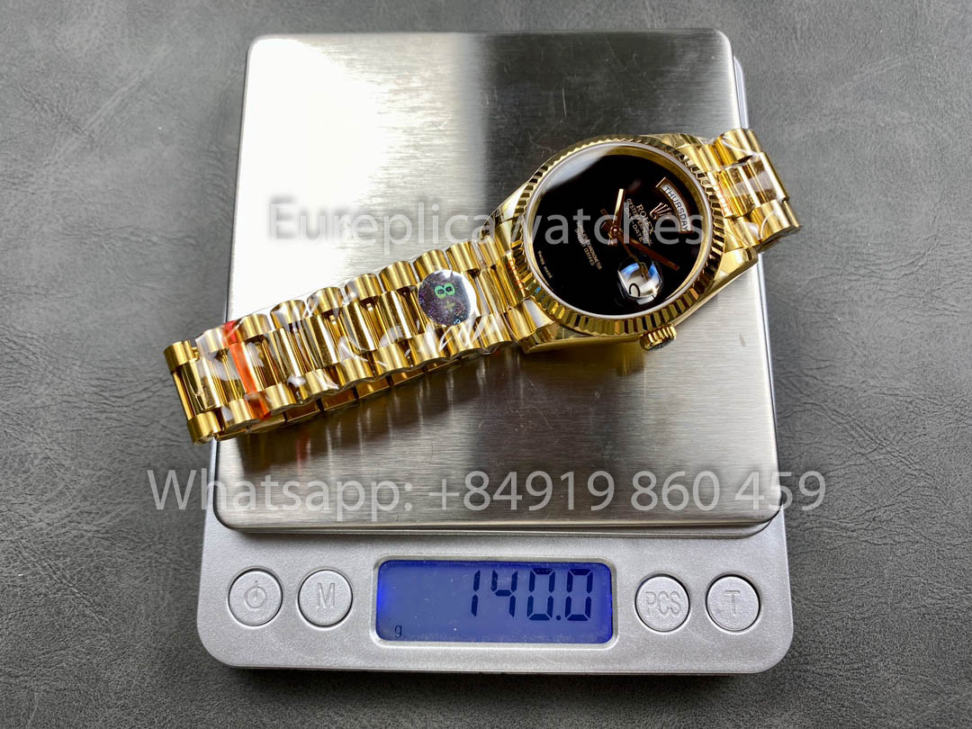 Rolex Day Date Ref. 128238 Yellow Gold  1:1 Best Clone 8+ Factory Counterweight Version