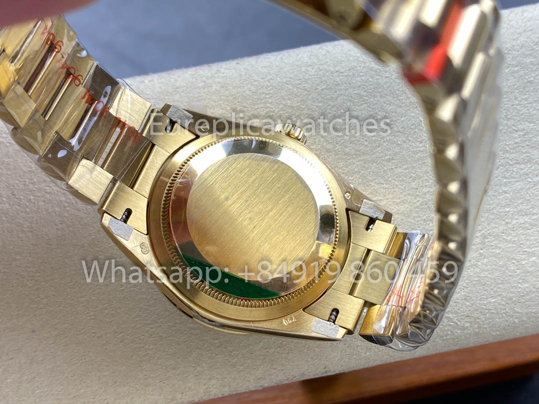 Rolex Day Date 128398TBR-0035 Oro Giallo 1:1 Miglior Clone 8+ Versione Contrappeso di Fabbrica