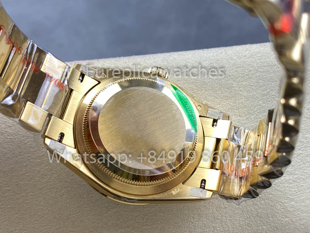 Rolex Day Date 128239-0035 Yellow Gold  1:1 Best Clone 8+ Factory Counterweight Version