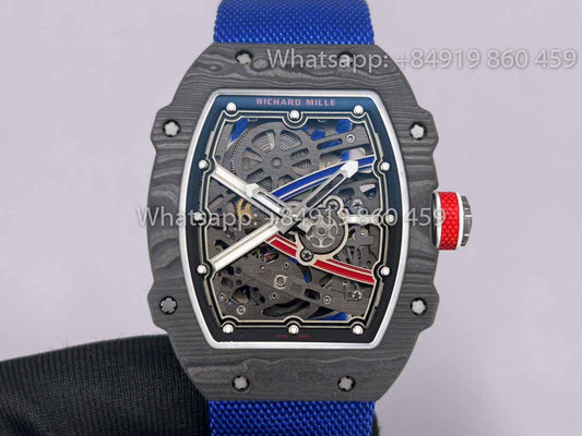 Réplica Richard Mille RM67-02 Carbono NTPT Sébastien Ogier 1:1 Mejor Clon V2