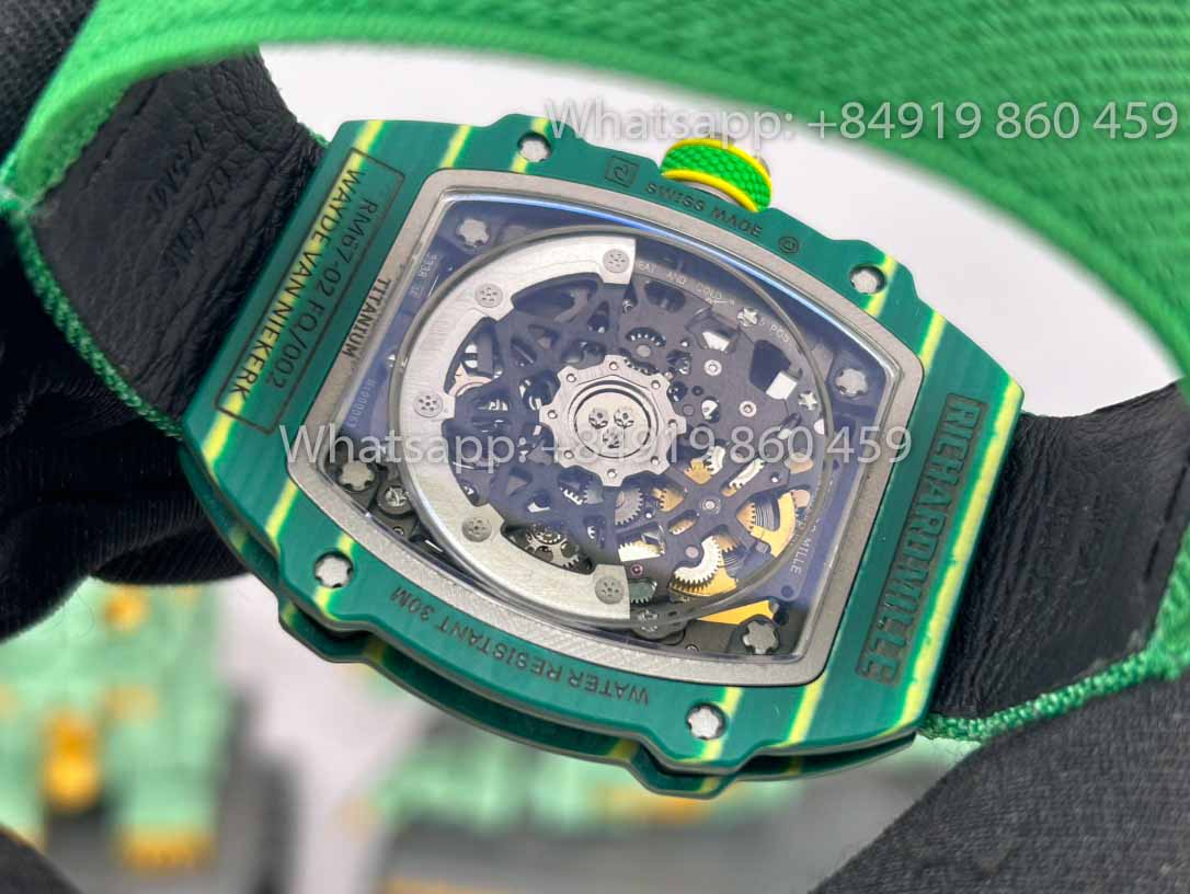 Replica Richard Mille RM67-02 Sprint 48MM Wayde Van Niekerk Verde 1:1 Miglior Clone V2