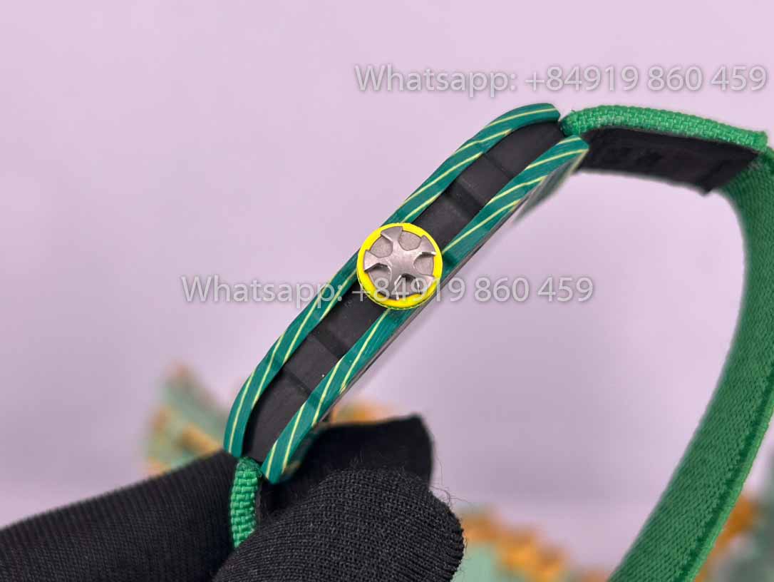 Replica Richard Mille RM67-02 Sprint 48MM Wayde Van Niekerk Verde 1:1 Miglior Clone V2