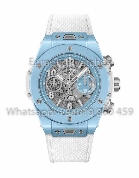 Hublot BIG BANG Unico 441.EX.5120.RX 1:1 Best Edition BBF Factory Correa de velcro blanca