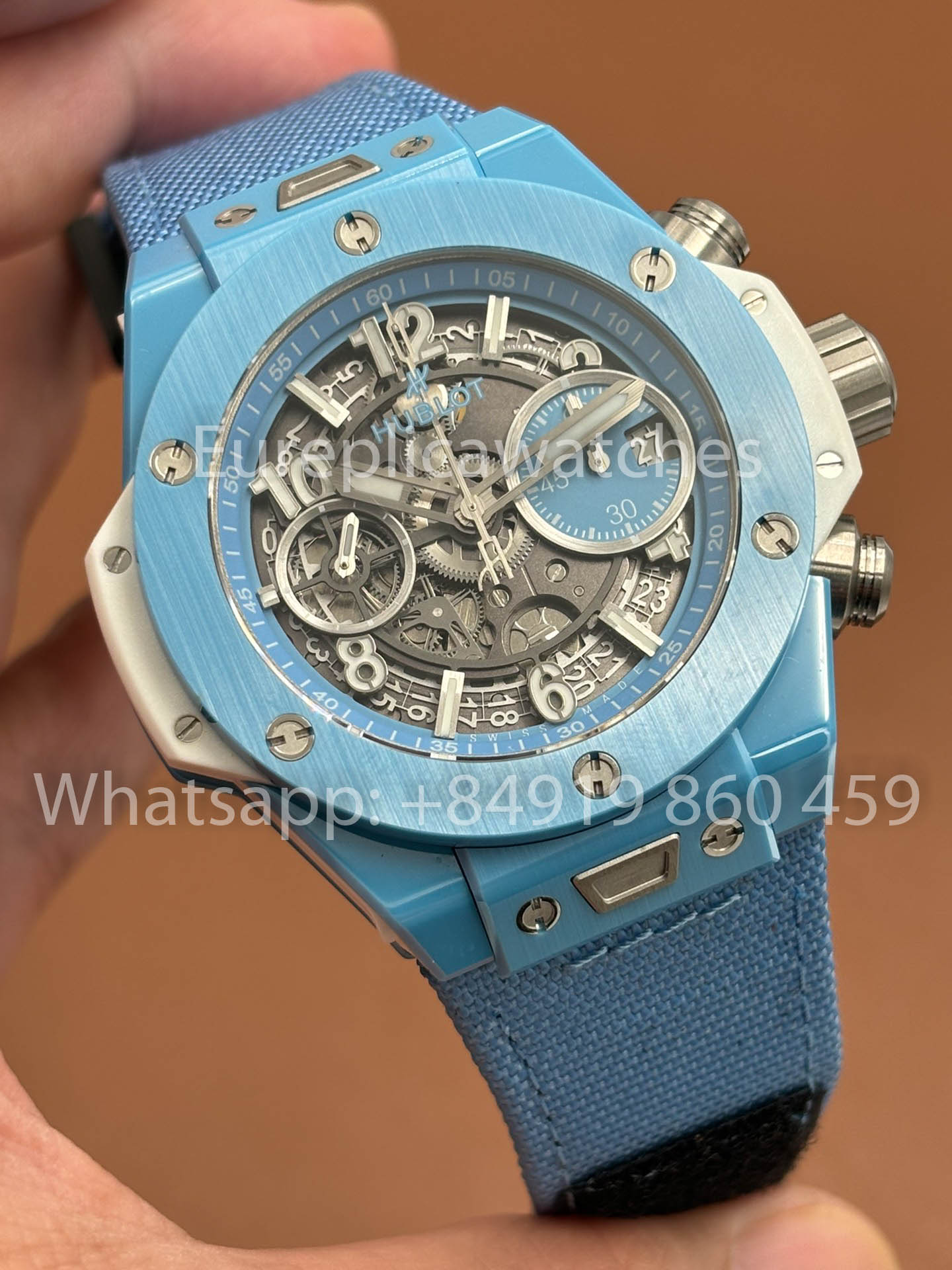 Hublot BIG BANG Unico 441.EX.5120.RX 1:1 Best Edition BBF Factory White Velcro Strap