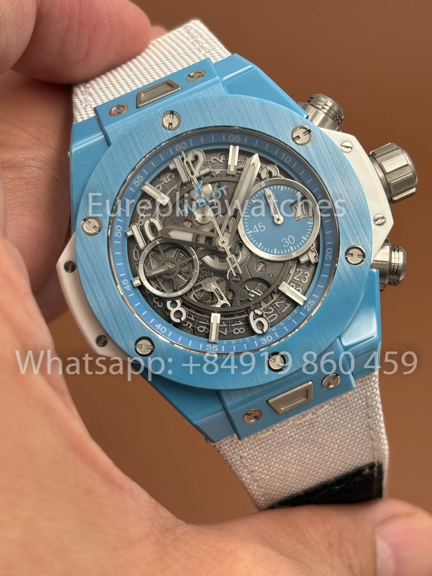 Hublot BIG BANG Unico 441.EX.5120.RX 1:1 Best Edition BBF Factory White Velcro Strap