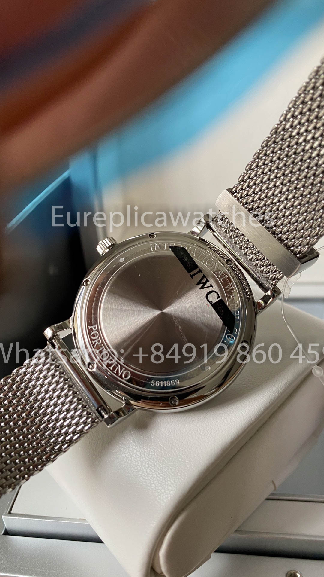 IWC Portofino IW356501 Automatic Watch 40MM 1:1 Best Clone A+ Factory Mesh Strap