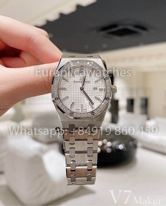 Audemars Piguet Royal Oak 67651OR Ladies’ Quartz Watch 1:1 Best Clone V7 Factory SS