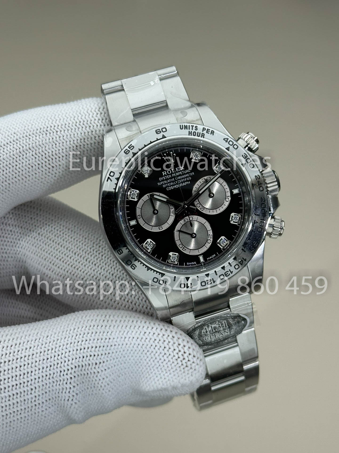 Rolex Cosmograph Daytona M126509-0002 Esfera negra 1:1 Mejor clon Limpio de fábrica