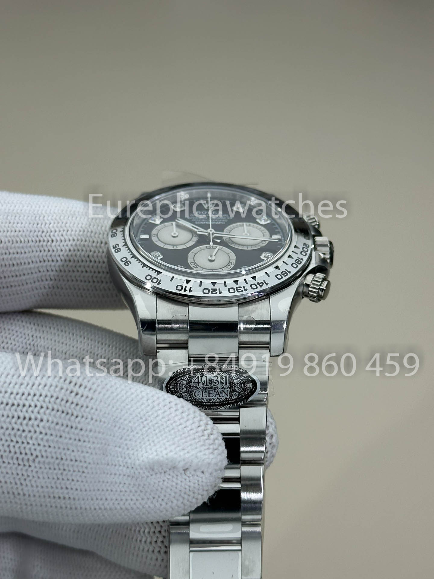 Rolex Cosmograph Daytona M126509-0002 Esfera negra 1:1 Mejor clon Limpio de fábrica