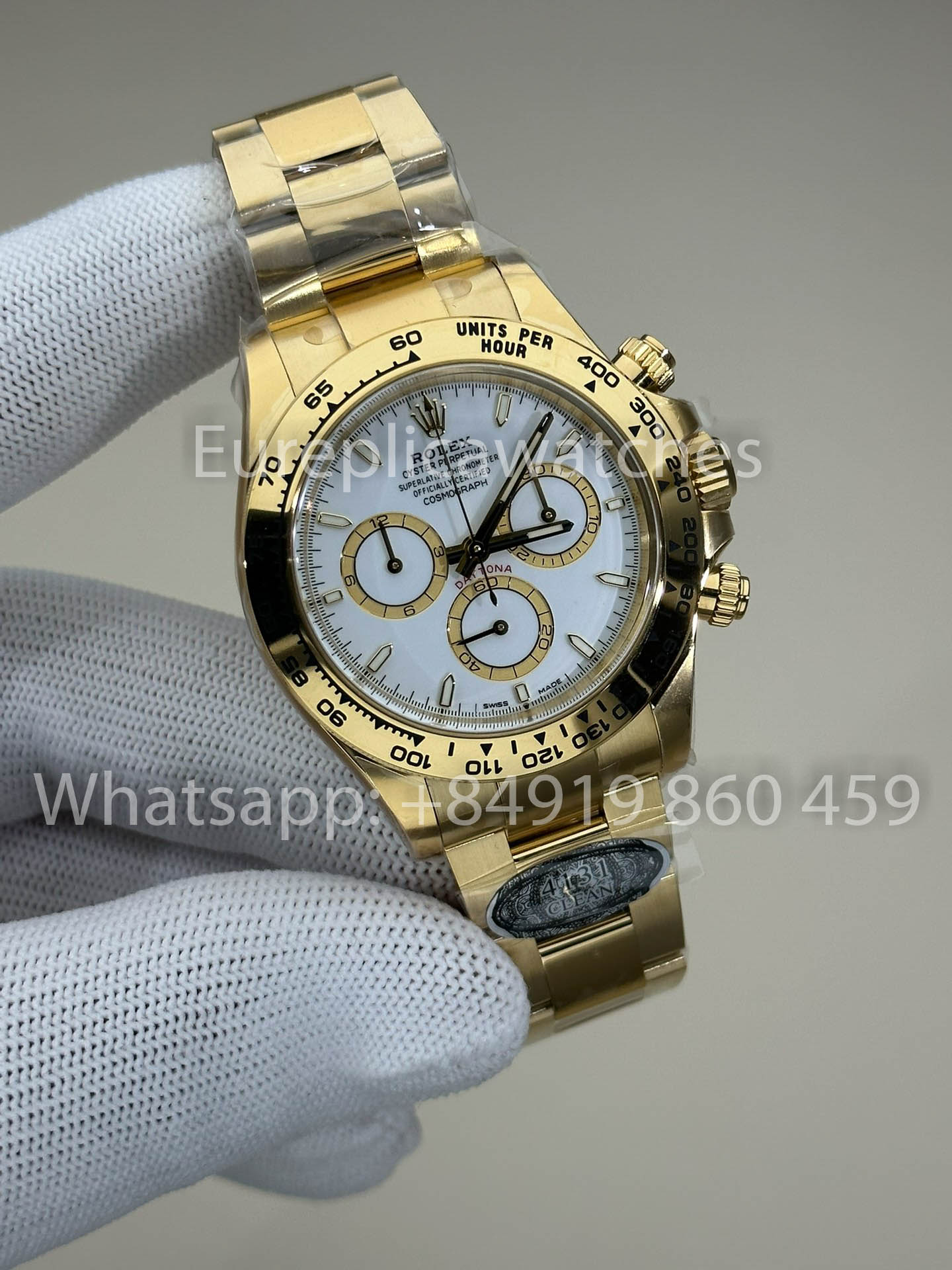 Rolex Cosmograph Daytona M126508-0001 Quadrante Bianco 1:1 Miglior Clone Fabbrica Pulita