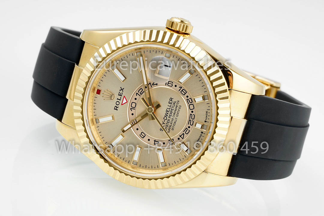 Rolex Oyster Perpetual Sky-Dweller M336239 quadrante argento 1:1 miglior clone ZF Factory 190 grammi