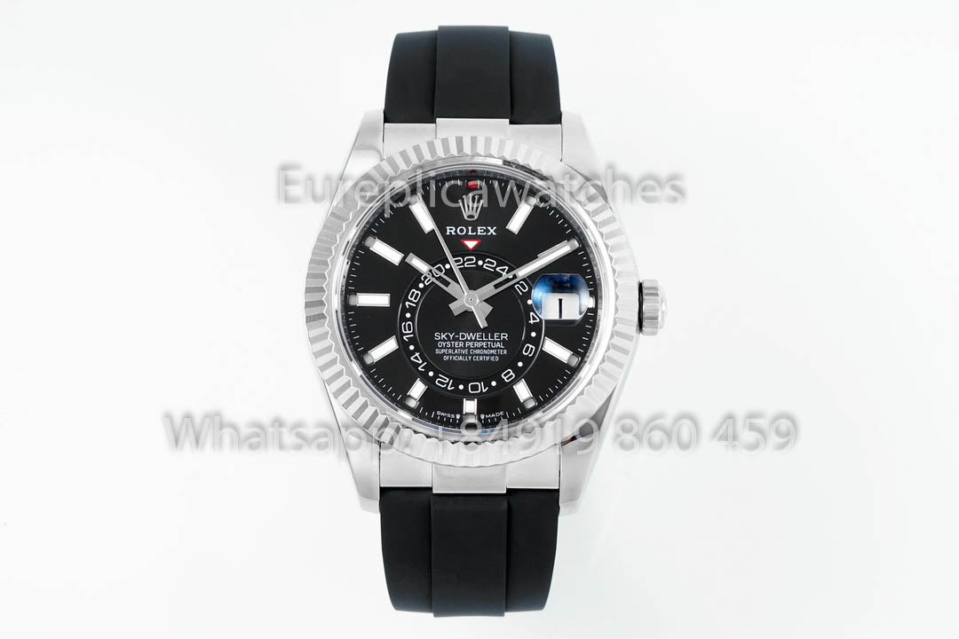 Rolex Oyster Perpetual Sky-Dweller M336239-0002 Quadrante nero 1:1 Miglior clone ZF Factory 190 grammi