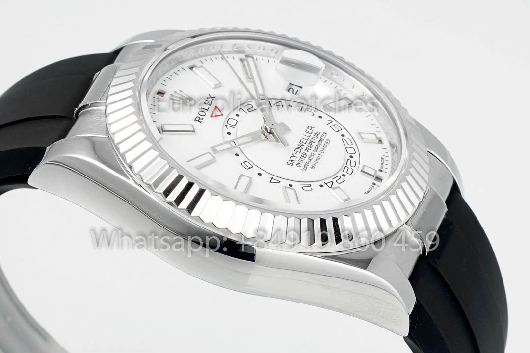 Rolex Oyster Perpetual Sky-Dweller M336239 White Dial 1:1 Best Clone ZF Factory 190 gram