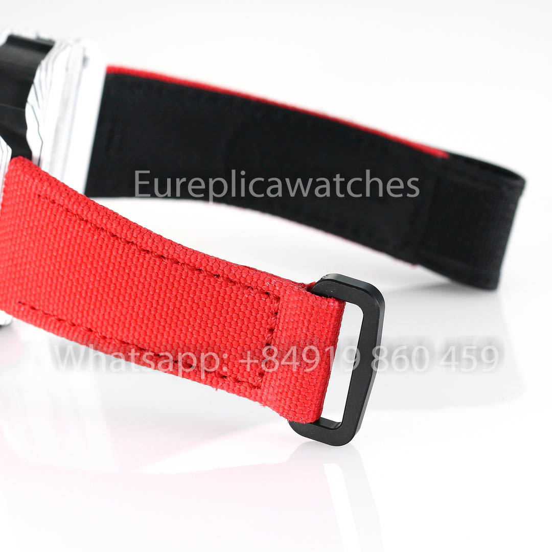 Richard Mille RM35-01 White Carbon 1:1 Best Clone BBR Factory V2 Red Velcro Strap