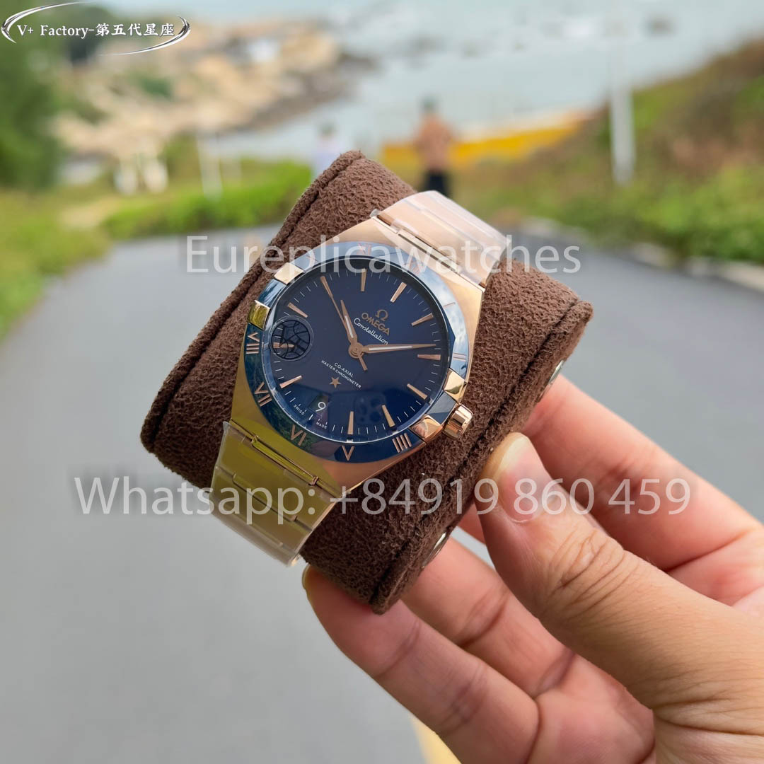 Omega Constellation 131.50.39.20.03.001 Rose gold 41 mm 1:1 Best Clone V+ Factory