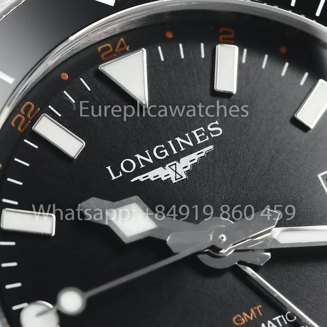 Longines Conquest L3.790.4.56.6 Quadrante Nero 1:1 Miglior Clone ETC Factory