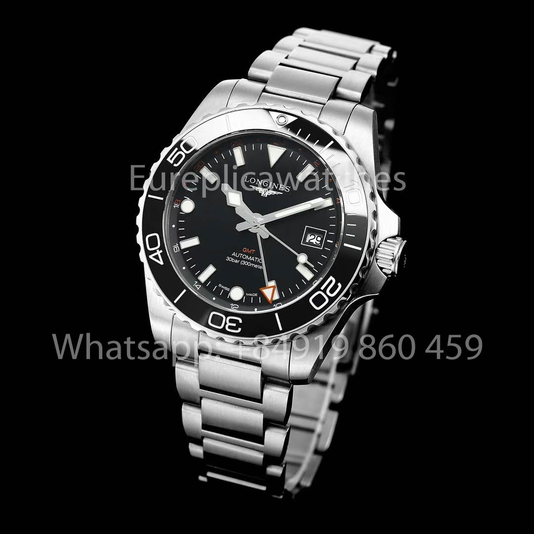 Longines Conquest L3.790.4.56.6 Quadrante Nero 1:1 Miglior Clone ETC Factory